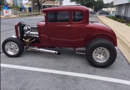 Ford Model A Street Rod Coupe 1930 Burgundy Ford Model A Street Rod Coupe 1930 Burgundy Car for Sale. 250148