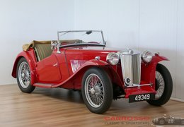 MG TC Totally Body-off restored Cabriolet / Roadster 1949 Red MG TC Totally Body-off restored Cabriolet / Roadster 1949 Red Car for Sale. 251135