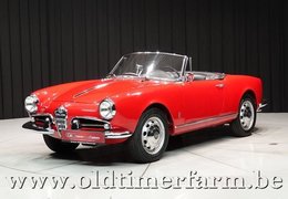 Alfa Romeo Giulietta Spider 1300 Cabriolet / Roadster 1962 Red 1962 Alfa Romeo 1300 Giulietta Spider US Car for Sale. 253634