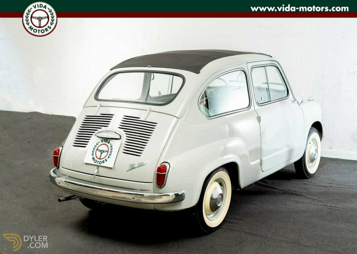 1957 Fiat 600 *SLIDING WINDOWS*TRASFORMABILE, foto 6