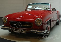 Mercedes-Benz 190 SL Cabrio Rebuilt Engine Cabriolet / Roadster 1956 Red Mercedes-Benz 190 SL Cabrio Rebuilt Engine Cabriolet / Roadster 1956 Red Car for Sale. 491260