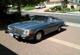 Mercedes-Benz 560 SL Roadster Cabriolet / Roadster 1988 Blue Mercedes-Benz 560 SL Roadster Cabriolet / Roadster 1988 Blue Car for Sale. 491925