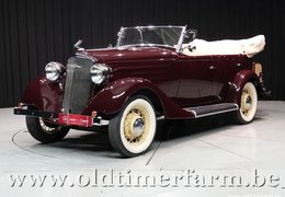Chevrolet Standard Six Phaeton Cabriolet / Roadster 1935 Burgundy Chevrolet Standard Six Phaeton Cabriolet / Roadster 1935 Burgundy Car for Sale. 494617