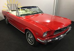 Ford Mustang Convertible Cabriolet / Roadster 1966 Red 1966 Ford Mustang convertible, Candy Red Car for Sale. 497747