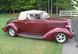 Ford Deluxe Cabriolet Convertible Cabriolet / Roadster 1936 Burgundy Ford Deluxe Cabriolet Convertible Cabriolet / Roadster 1936 Burgundy Car for Sale. 507591