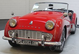 Triumph TR3 Cabriolet / Roadster 1960 Red Triumph TR3 Cabriolet / Roadster 1960 Red Car for Sale. 514854