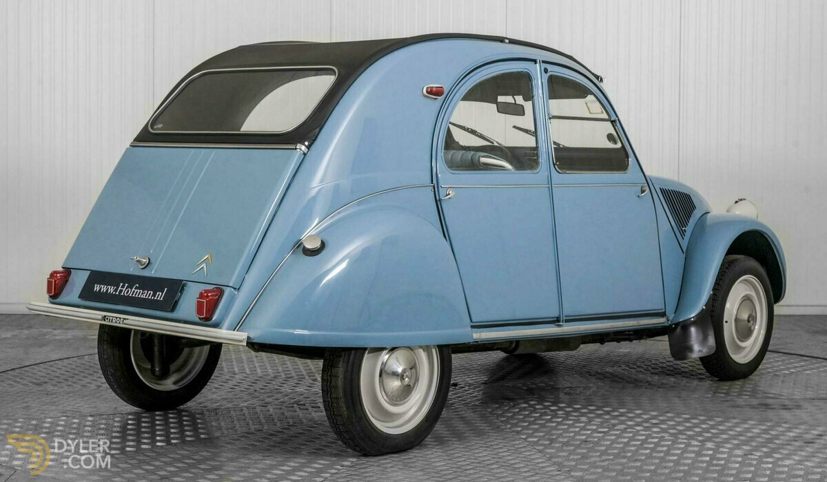 1960 Citroen 2CV Ribbelkap, foto 2