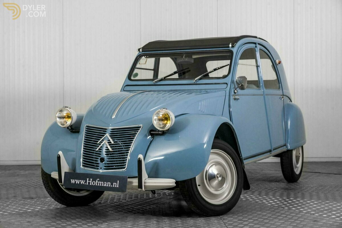 1960 Citroen 2CV Ribbelkap, foto 3