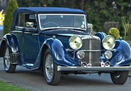 Alvis 4.3 liter 4 Door Convertible by Offord & Sons Cabriolet / Roadster 1938 Blue Alvis 4.3 liter 4 Door Convertible by Offord & Sons Cabriolet / Roadster 1938 Blue Car for Sale. 519253