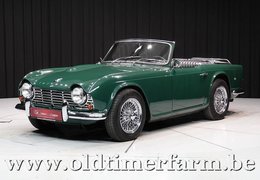 Triumph TR4 Overdrive Cabriolet / Roadster 1965 Green Triumph TR4 Overdrive Cabriolet / Roadster 1965 Green Car for Sale. 521114