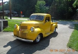 Dodge WD-15 Pick Up Truck Street Rod Pickup 1947 Yellow Dodge WD-15 Pick Up Truck Street Rod Pickup 1947 Yellow Car for Sale. 523514