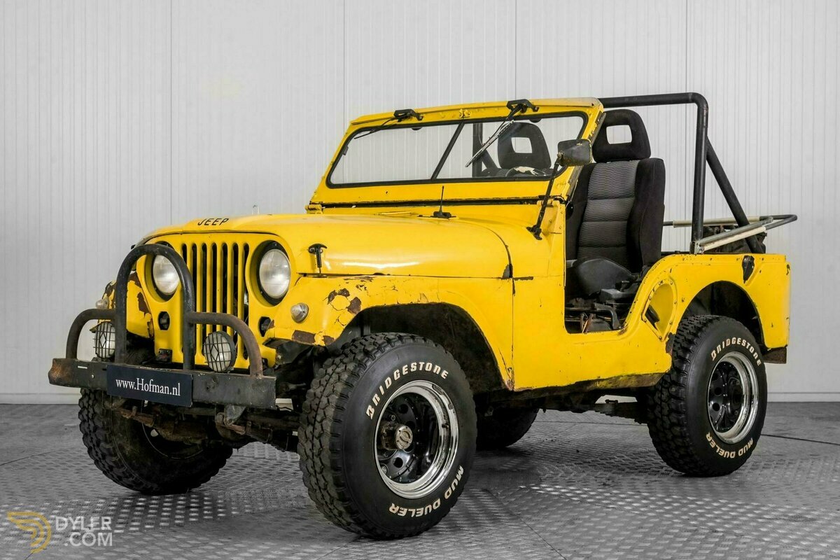 Classic 1957 Willys Jeep CJ-3B For Sale. Price 6 900 EUR - Dyler
