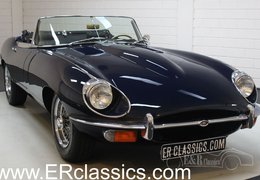 Jaguar E-Type Series 2 Cabrio Cabriolet / Roadster 1970 Blue Jaguar E-Type Series 2 Cabrio Cabriolet / Roadster 1970 Blue Car for Sale. 531030