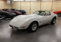 Chevrolet Corvette T-Top Coupe 1977 White Chevrolet Corvette T-Top Coupe 1977 White Car for Sale. 535892