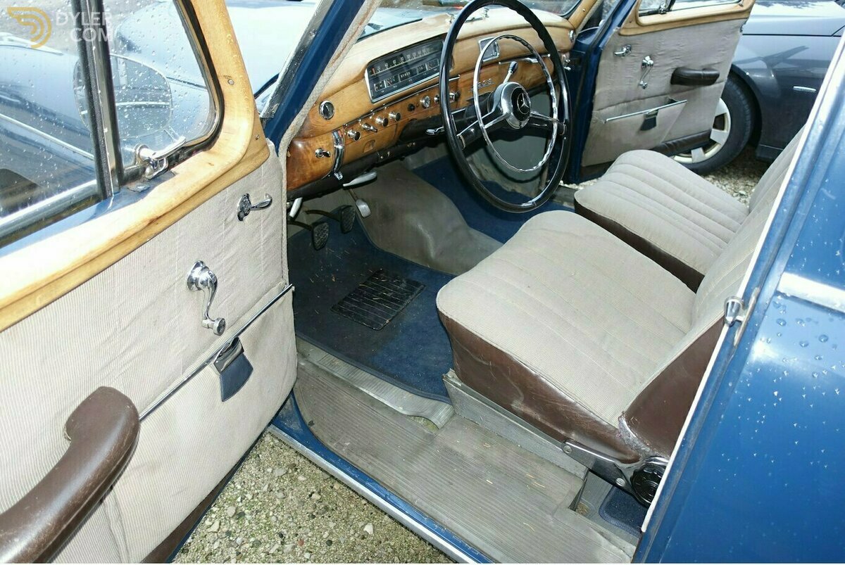 1957 Mercedes-Benz 220S Ponton W180 Oldtimer H-Kennz. fahrbereit, foto 2