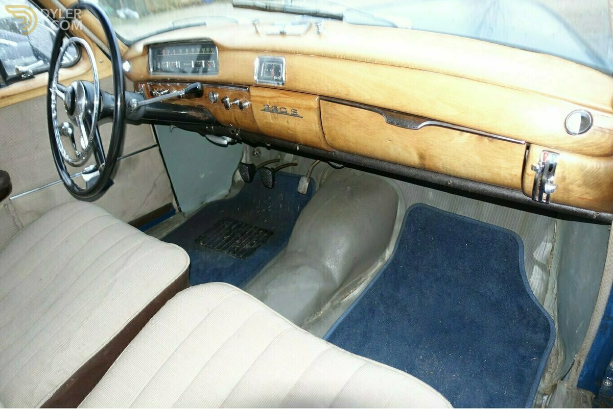 1957 Mercedes-Benz 220S Ponton W180 Oldtimer H-Kennz. fahrbereit, foto 3