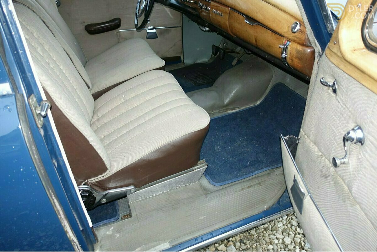 1957 Mercedes-Benz 220S Ponton W180 Oldtimer H-Kennz. fahrbereit, foto 7