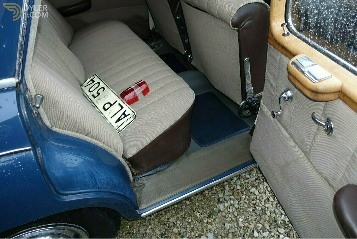 1957 Mercedes-Benz 220S Ponton W180 Oldtimer H-Kennz. fahrbereit, foto 11