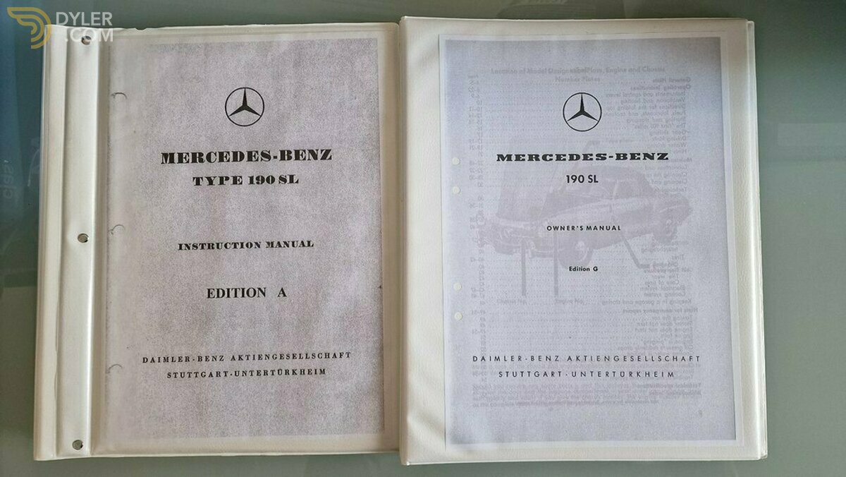 1955 Mercedes-Benz 190 SL Cabriolet, foto 11