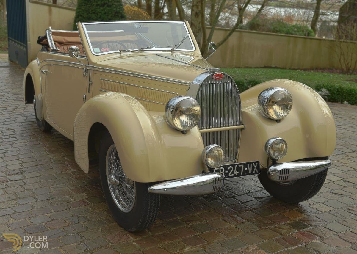 Classic 1939 Bugatti Type 57 C Stelvio Cabriolet By Gangloff For Sale Price 1 400 000 Gbp Dyler