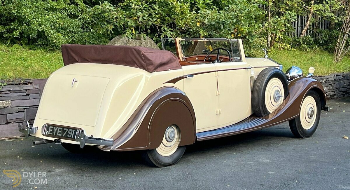 1938 Rolls-Royce 25/30 Park Ward 4 door Cabriolet GGR54, foto 2
