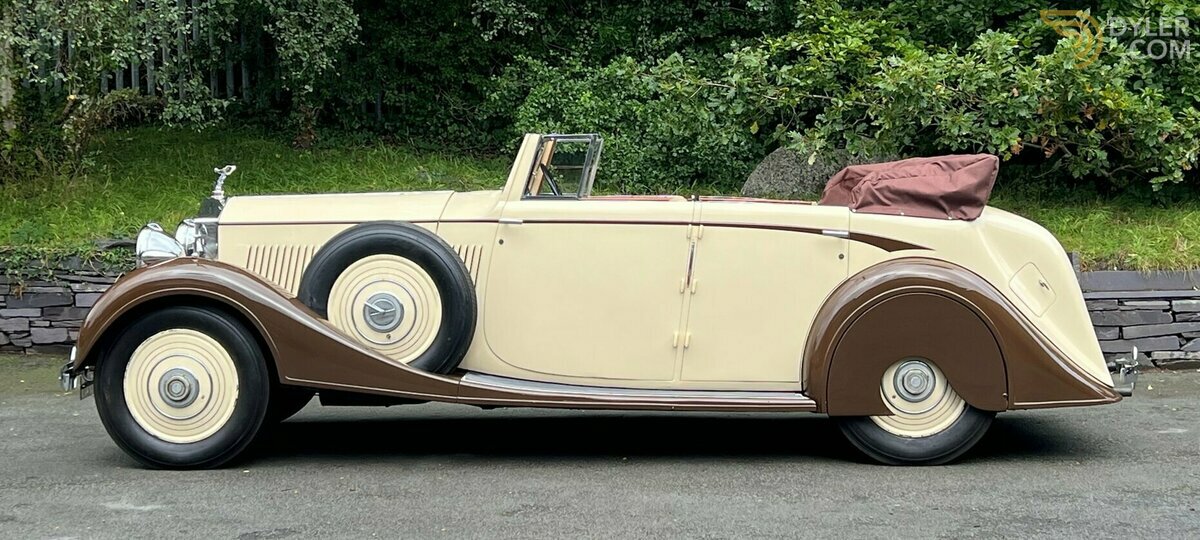 1938 Rolls-Royce 25/30 Park Ward 4 door Cabriolet GGR54, foto 3