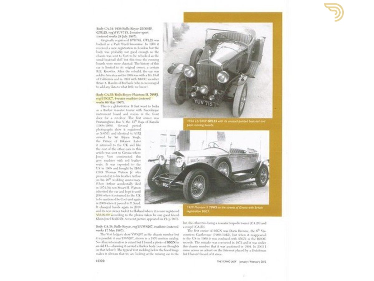 1929 Rolls-Royce Phantom, foto 7