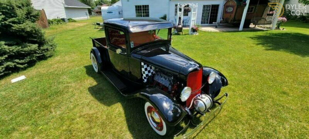 1933 Ford Model A Street Rod Pickup Truck, foto 3