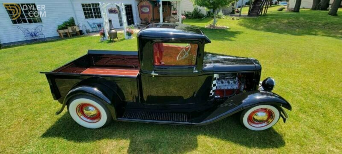 1933 Ford Model A Street Rod Pickup Truck, foto 4
