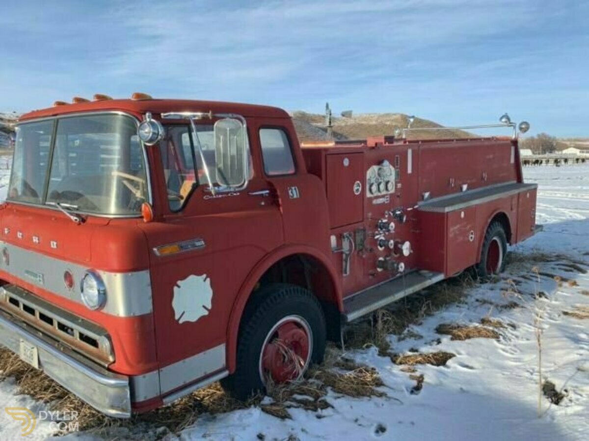 1969 Ford C850 Fire Truck, foto 1
