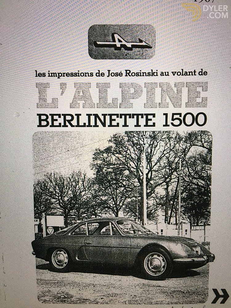 1967 Alpine A 110, foto 5