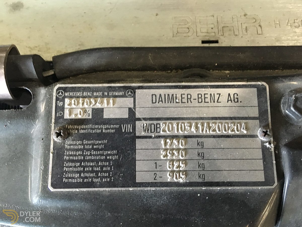 1985 Mercedes-Benz 190 E 2.3-16V, foto 10