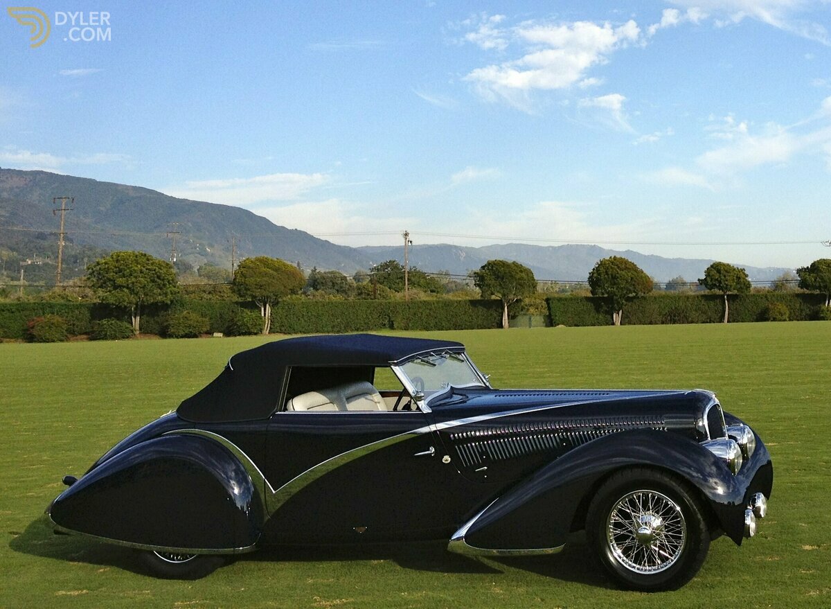 1936 Delahaye 135 Disappearing Top Convertible, foto 10