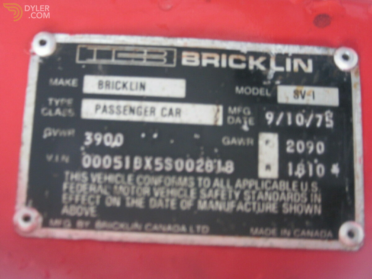 1975 Bricklin SV-1 Series 2 / ford 351 cid, foto 9