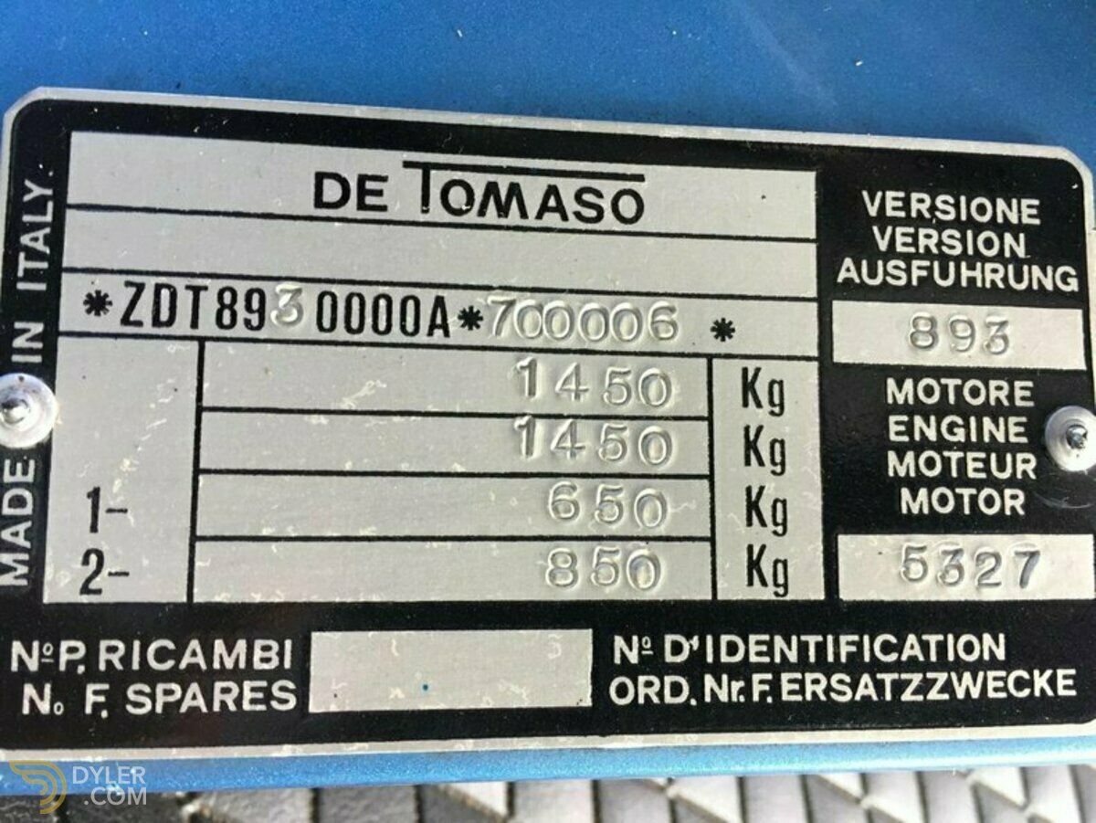 1995 De Tomaso Guara Barchetta, foto 11