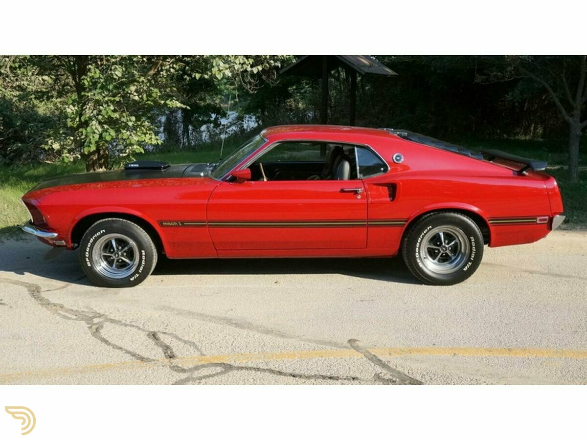 1969 Ford Mustang MACH 1 428 Cobra Jet Full Matching Survivor, foto 2