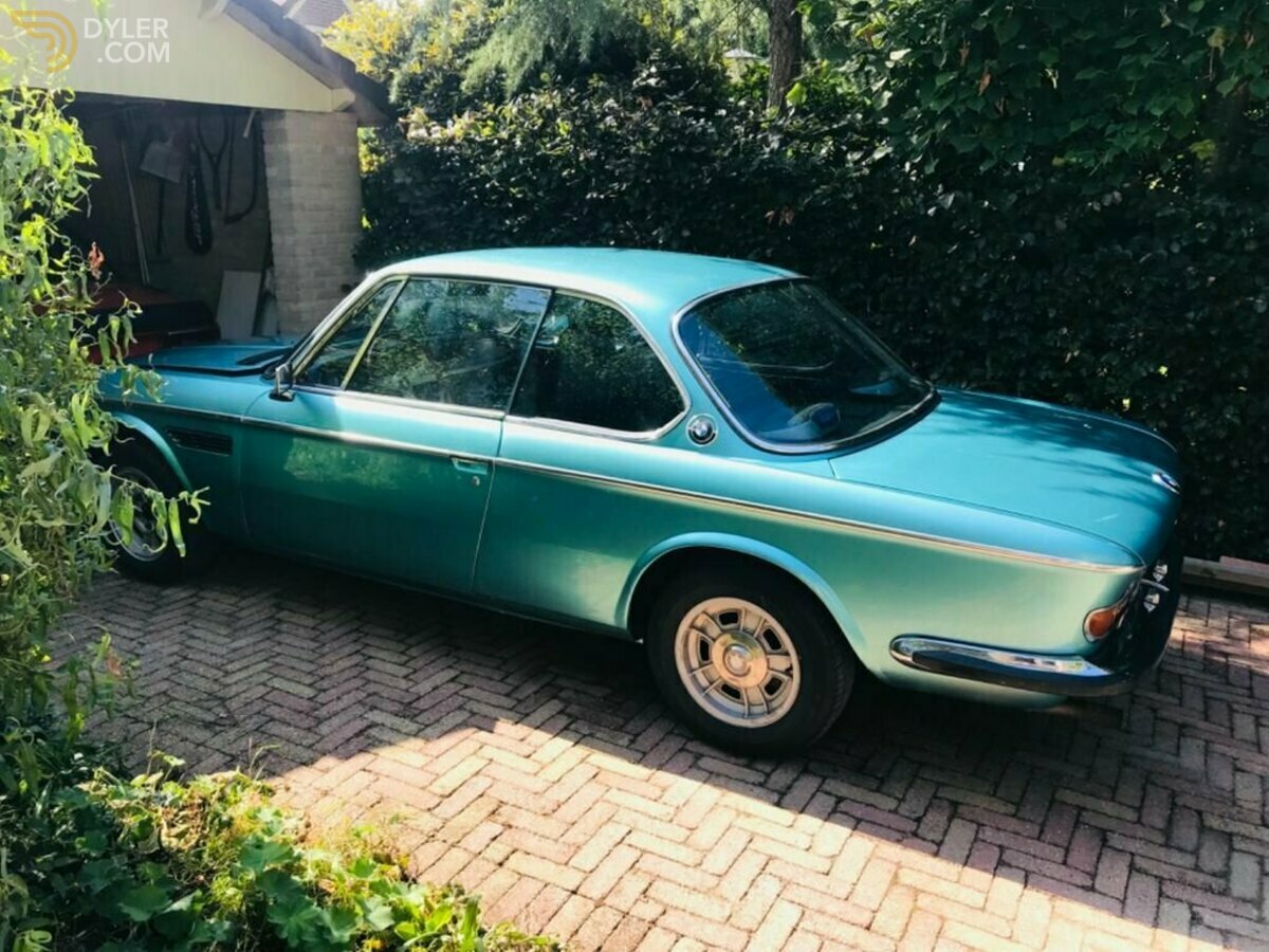 1973 BMW 3.0 CSi Turquoise, foto 2