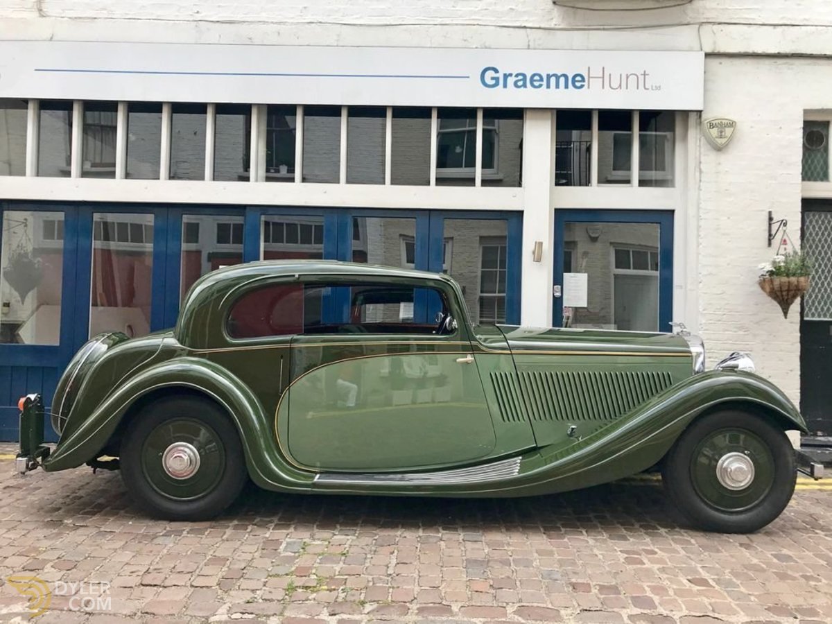 1935 Bentley 3 1/2 Litre Sports Saloon Pillarless Coupe by Gurney Nutting, foto 3