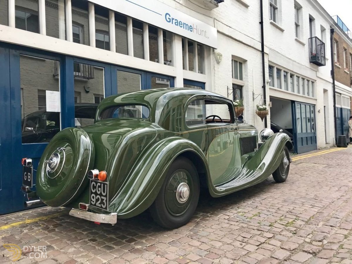 1935 Bentley 3 1/2 Litre Sports Saloon Pillarless Coupe by Gurney Nutting, foto 11