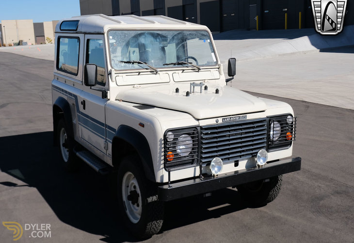 1985 Land Rover Defender 90 White Convertible LAND ROVER DEFENDER Land