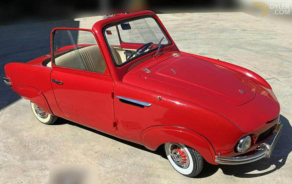 1956 Microcar DUE Biscúter Pegasín 200-F, foto 1