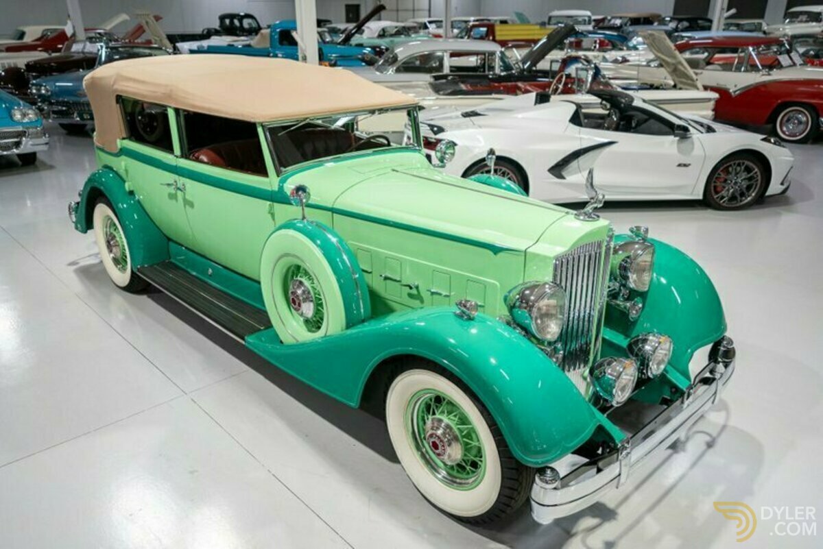 1934 Packard Twelve Dietrich Convertible Sedan, foto 3