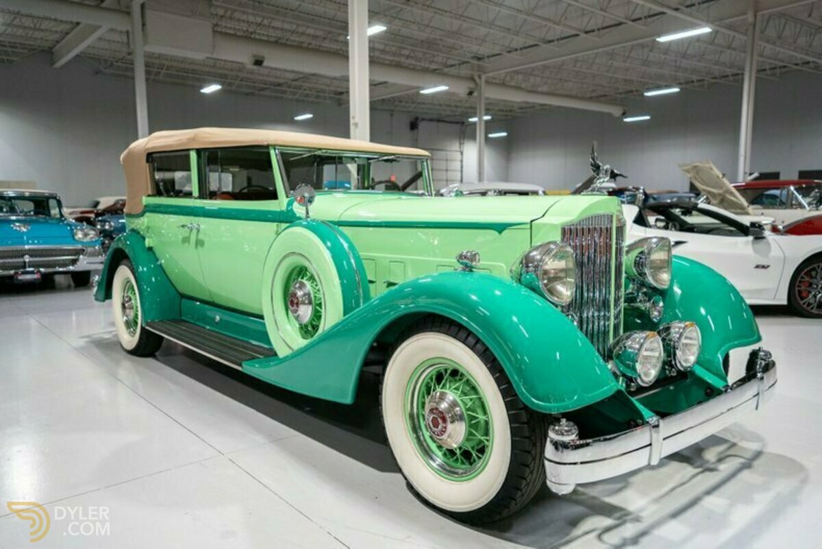 1934 Packard Twelve Dietrich Convertible Sedan, foto 11