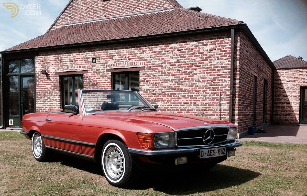 1978 Mercedes-Benz 450 SL Rare Inca Red, foto 5