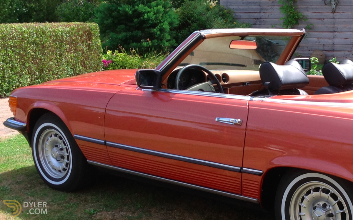 1978 Mercedes-Benz 450 SL Rare Inca Red, foto 4