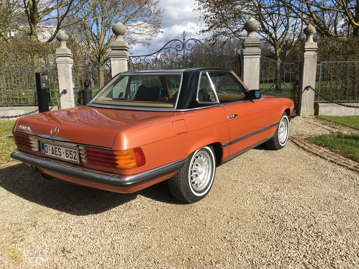 1978 Mercedes-Benz 450 SL Rare Inca Red, foto 12