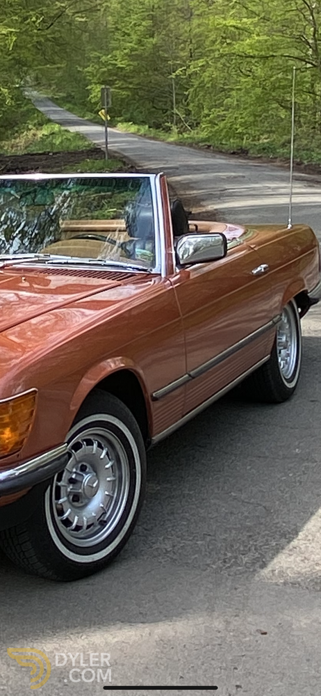 1978 Mercedes-Benz 450 SL Rare Inca Red, foto 3