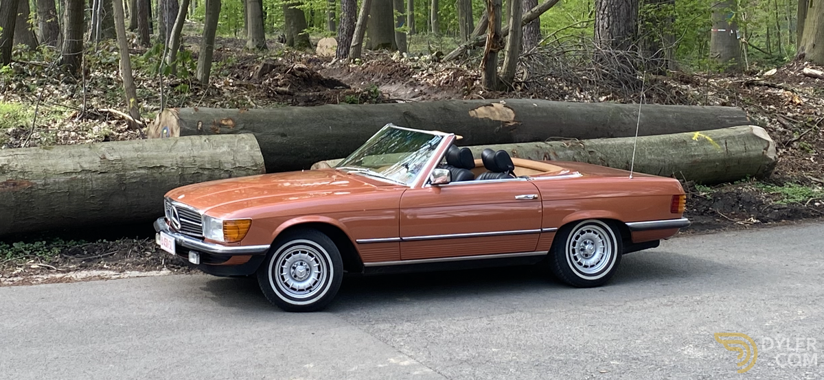 1978 Mercedes-Benz 450 SL Rare Inca Red, foto 2