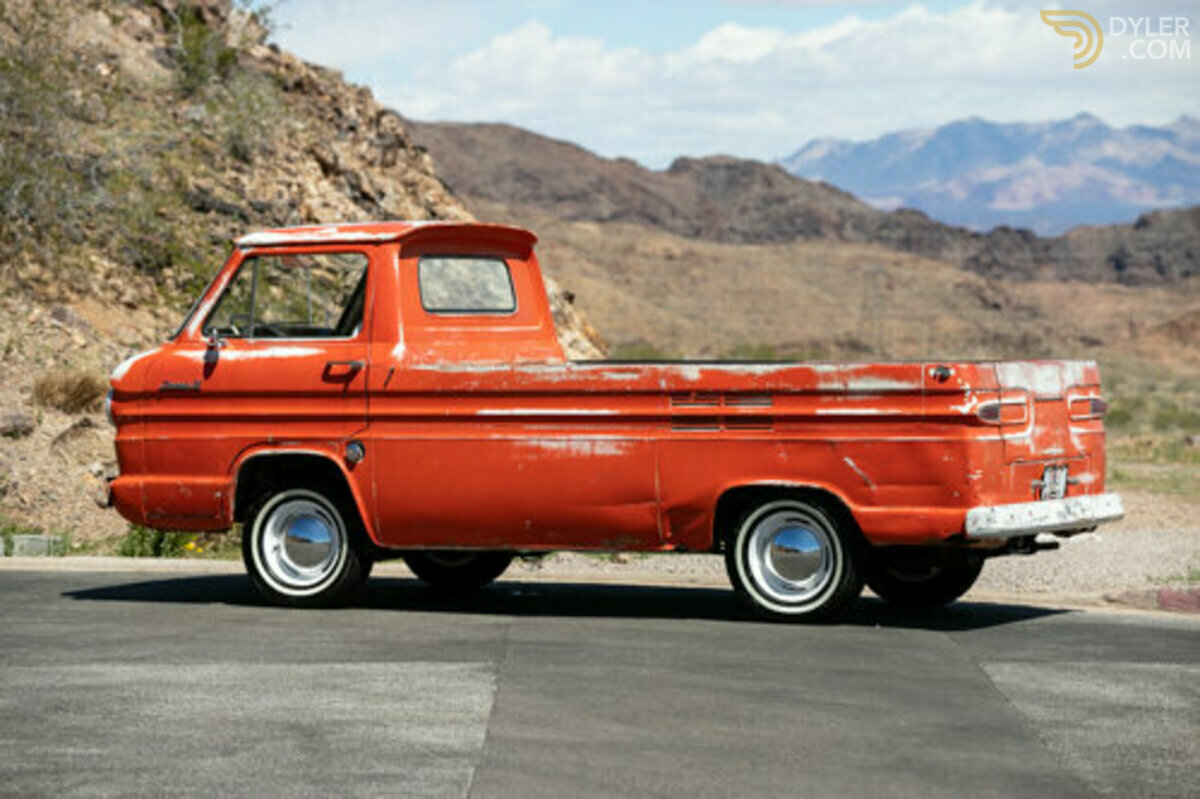1960 Chevrolet Corvair ramp side truck, foto 2