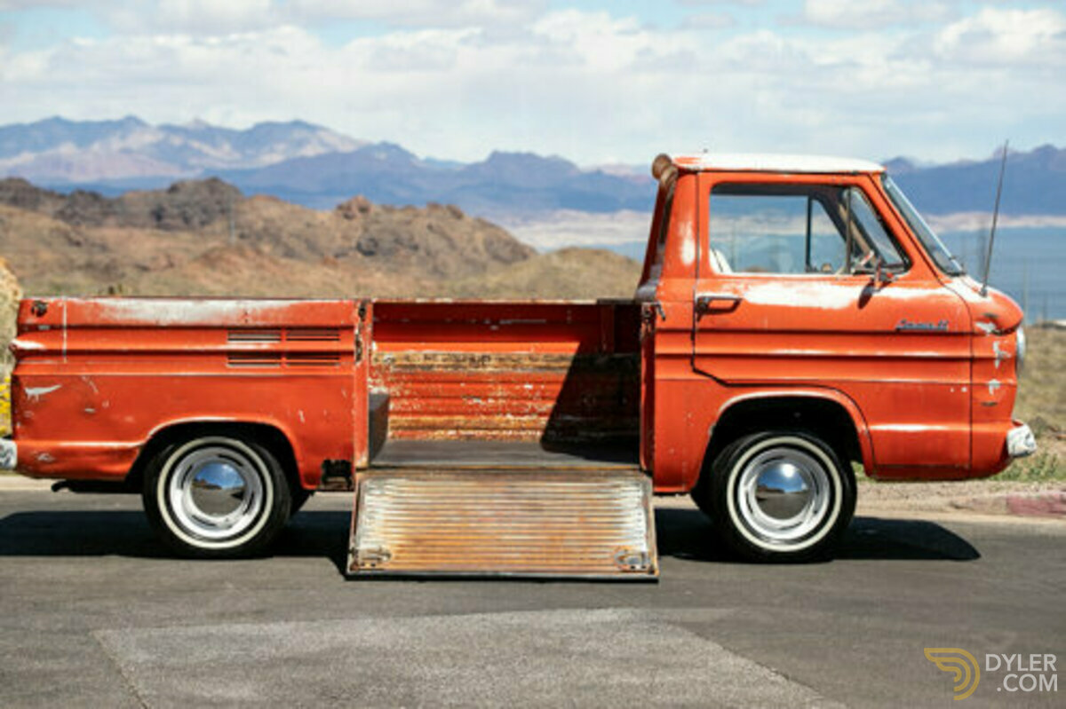 1960 Chevrolet Corvair ramp side truck, foto 7